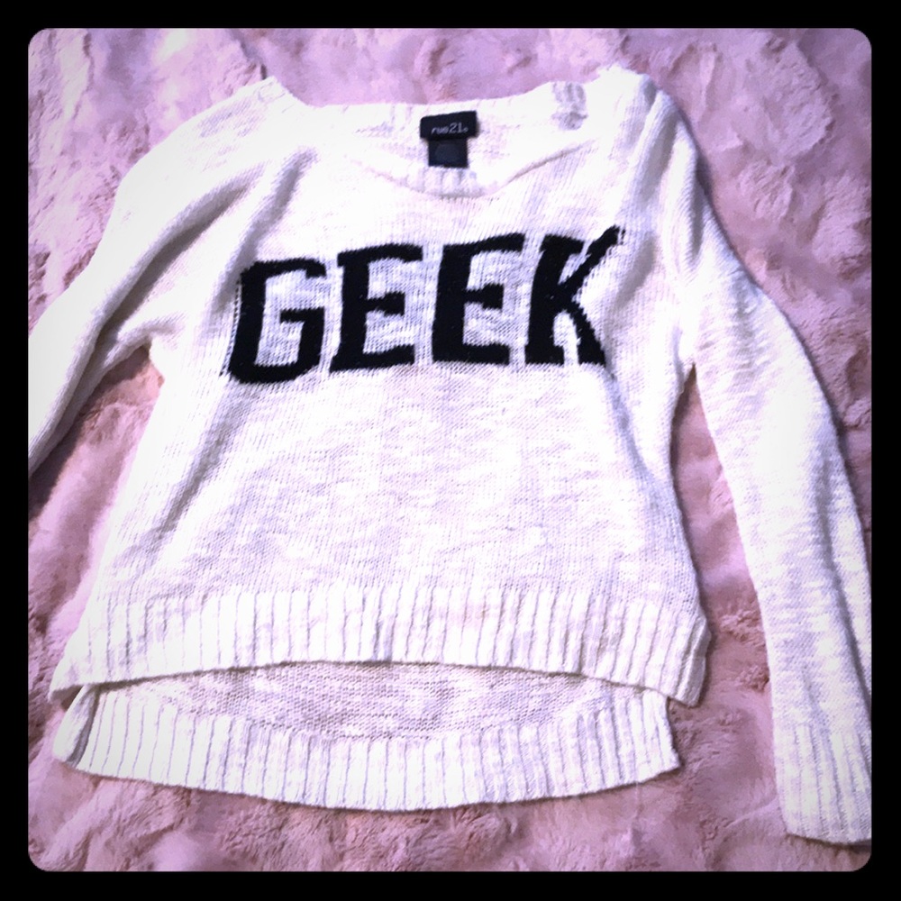 Ladies crop Sweater